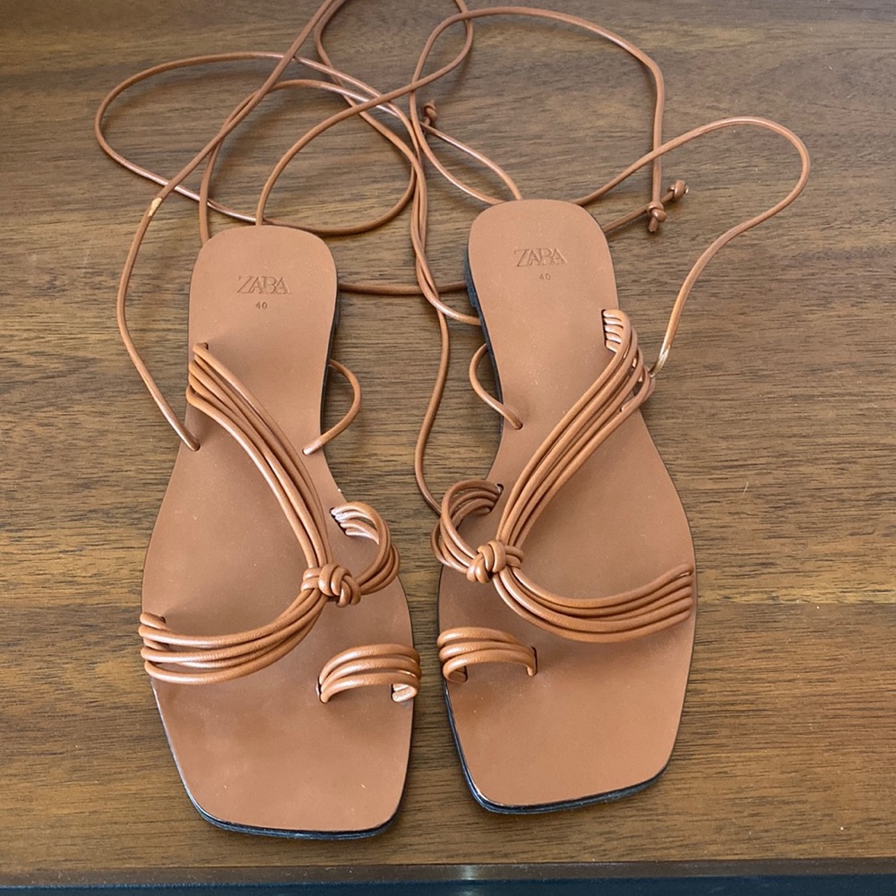 Zara strappy sandals